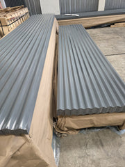 PRE-ORDER 5.8m Grey Roofing Iron $11 per m