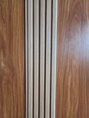 WPC Slat Wall Panel Wood Colour