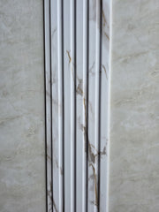 WPC Slat Wall Panel Marble and Gold