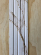 WPC Slat Wall Panel Marble and Gold