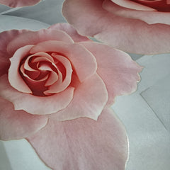 8D Wallpaper Light Pink Roses