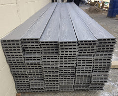 Grey WPC Hollow Composite Decking