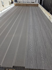 Grey WPC Hollow Composite Decking