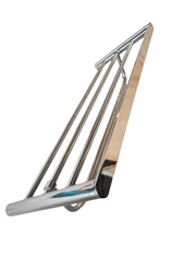Towel Rack with Shelf Stainless Steel