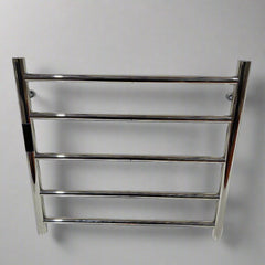 Heated Towel Rail 5 Bar Mirror Finish