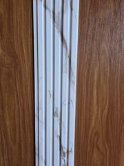 WPC Slat Wall Panel Marble and Gold
