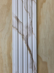 WPC Slat Wall Panel Marble and Gold