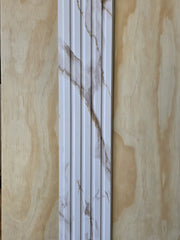 WPC Slat Wall Panel Marble and Gold